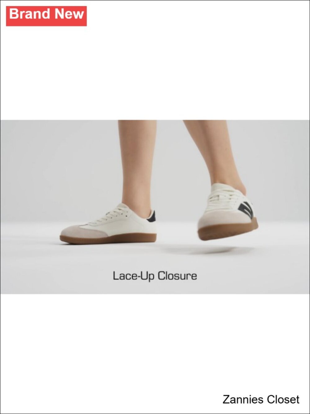 β¨ DREAM PAIRS Women's Retro Faux Suede & Vegan Leather Walking Sneakers - Picture 6 of 6